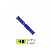 Ремешок для смарт-часов Intaleo Silicone для Apple Watch 42/44 mm blue (1283126494369) (UA)