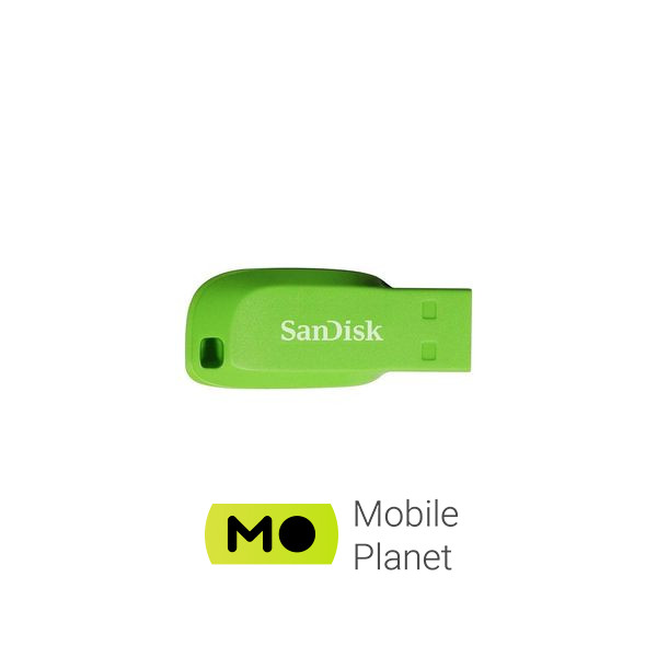 Флеш память SanDisk 16GB Cruzer Blade Green USB 2.0 (SDCZ50C-016G-B35GE) (UA)