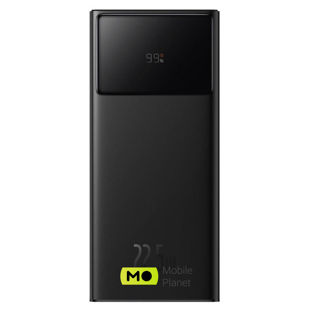 Мобільна батарея Baseus Star Lord Display 22.5W 30000 mAh Black (PPXJ060101)