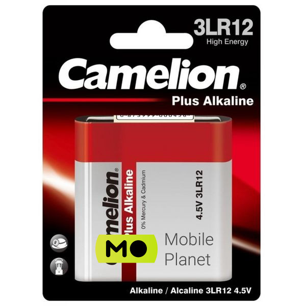 Батарейка Camelion 3LR12 Plus Alkaline * 1 (3LR12-BP1) (UA)