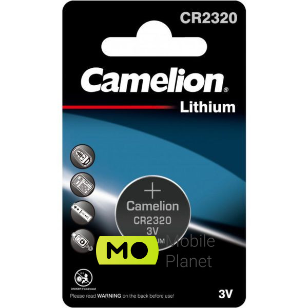 Батарейка CR 2320 Lithium * 1 Camelion (CR2320-BP1) (UA)