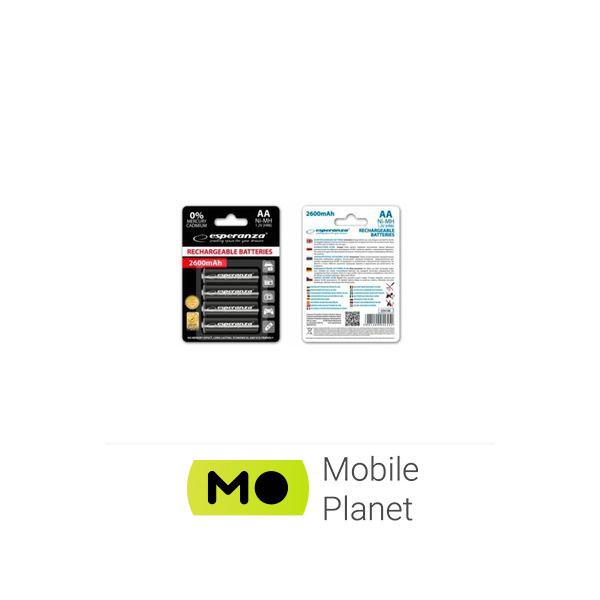 Батарейка Esperanza AAA 1000mAh Ni-MH*2 white (EZA101W) (UA)