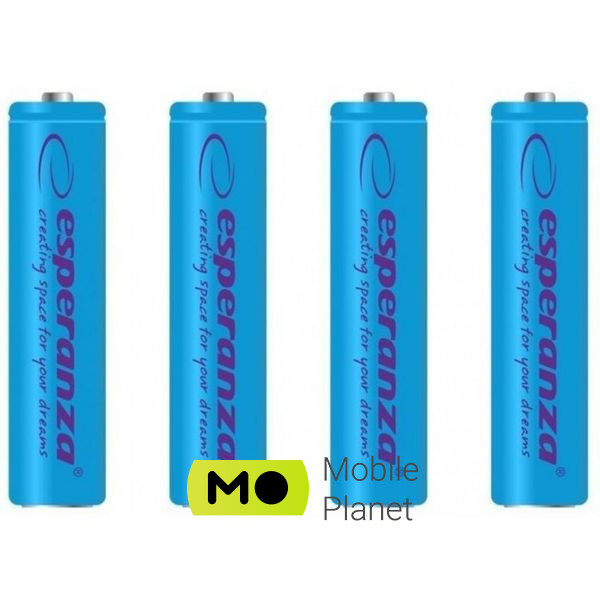 Батарейка Esperanza AAA 1000mAh Ni-MH * 4 blue (EZA102B) (UA)