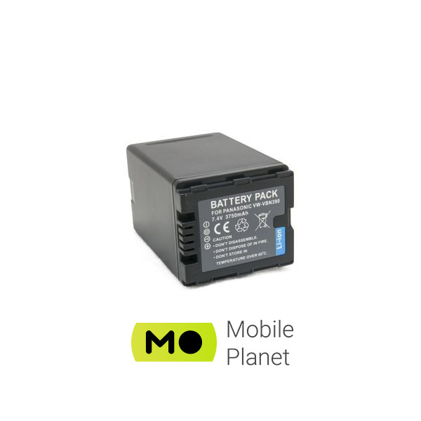 Батарейка Extradigital Panasonic VW-VBN390 (DV00DV1365) (UA)