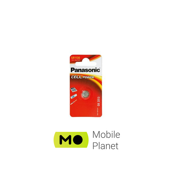 Батарейка Panasonic SR1130*1 Silver Oxide (SR-1130EL/1B) (UA)