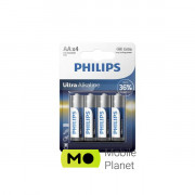 Philips AA LR6 Ultra Alkaline * 4 (LR6E4B/10) (UA)
