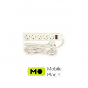 PowerPlant 3 м, 5 розеток, євростандарт (JY-1056/3) (PPSA10M30S5) (UA)