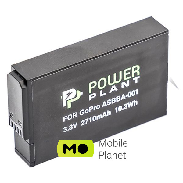 Батарейка PowerPlant GoPro ASBBA-001 2710mAh (CB970155) (UA)