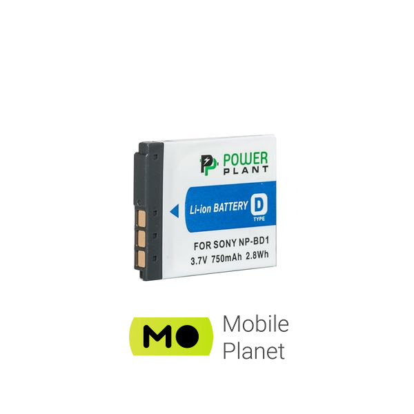 Батарейка PowerPlant Sony NP-BD1, NP-FD1 (DV00DV1204) (UA)