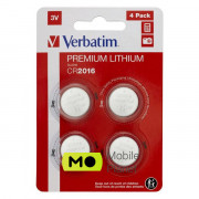 Verbatim CR 2016 Lithium 3V*4 (49531) (UA)