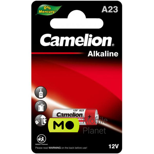 Батарейка A23 / LR23 Alkaline * 1 Camelion (A23-BP1) (UA)