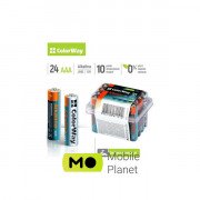 ColorWay AAA LR03 Alkaline Power (лужні) * 24шт plastic box (CW-BALR03-24PB) (UA)