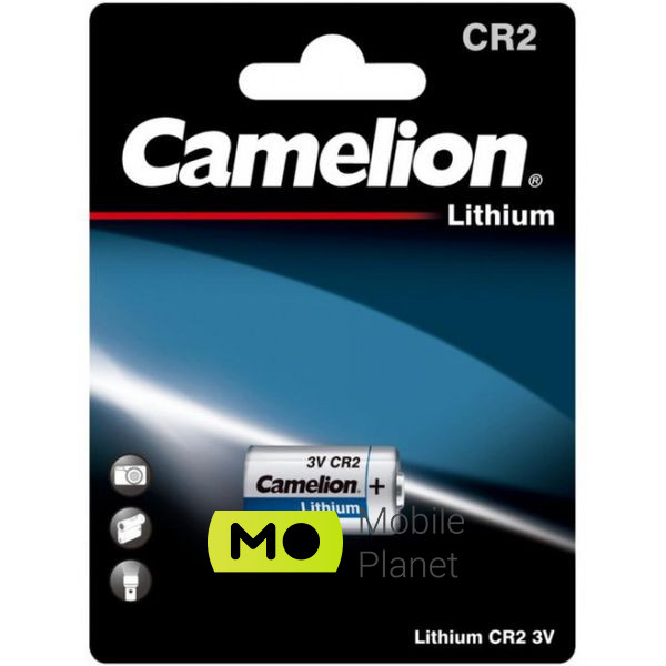 Батарейка CR2 Lithium * 1 Camelion (CR2-BP1) (UA)