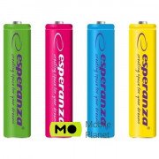 Esperanza AA 2000mAh Ni-MH * 4 mix of colors (EZA108) (UA)