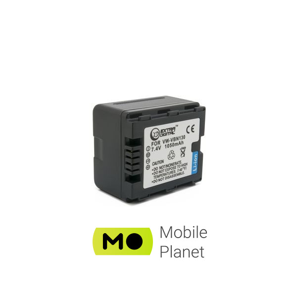 Батарейка Extradigital Panasonic VW-VBN130 (DV00DV1361) (UA)