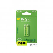 Gp AAA 65AAAHCE-EB2 Recyko 650 mAh * 2 (65AAAHCE / 4891199186677) (UA)