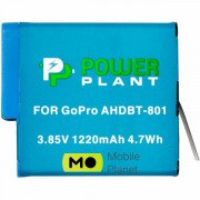 PowerPlant GoPro AHDBT-801 1220mAh (декодирован) (CB970377) (UA)