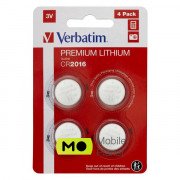 Verbatim CR 2016 Lithium 3V*4 (49531) (UA)