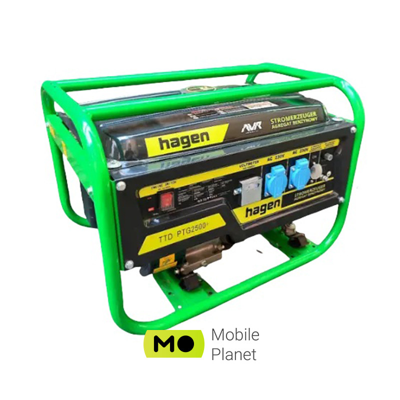 Бензиновий генератор HAGEN TTD-PTG2500 Plus 2 КВТ/2,2 КВТ однофазний