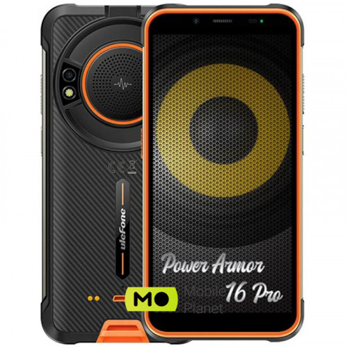 Ulefone Power Armor 16 Pro 4/64GB Orange (6937748734840) (UA)