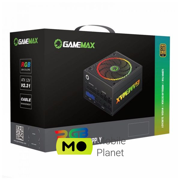 Блок питания Gamemax 1050W 80 Gold ARGB (RGB-1050 PRO) (UA)