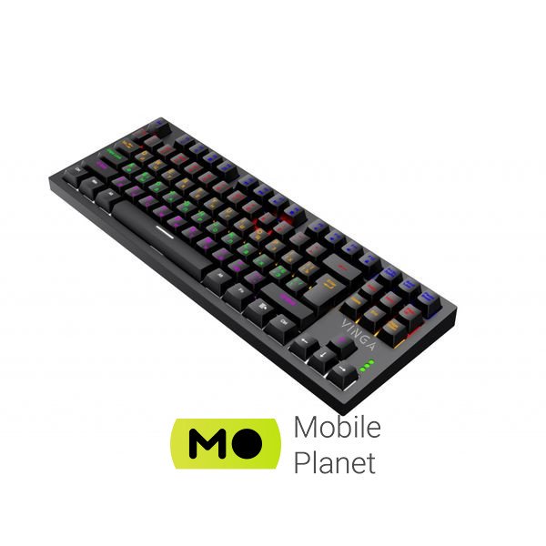 Клавіатура Vinga KBGM-110 87 key LED Blue Switch USB Black (KBGM-110 Black)