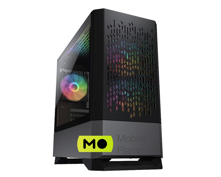 Корпус Cougar MG140 AIR RGB Black без БП (UA)