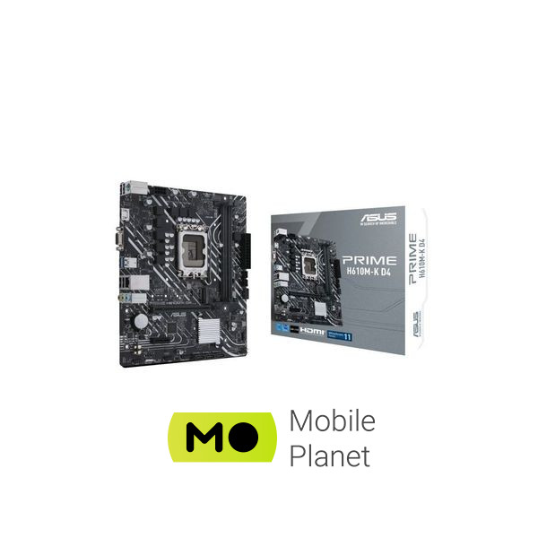 Материнская плата ASUS PRIME H610M-K D4 (90MB1A10-M0EAY0) (UA)