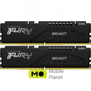 DDR5 32GB (2x16GB) 5200 MHz Beast Black Kingston Fury (ex.HyperX) (KF552C40BBK2-32) (UA)