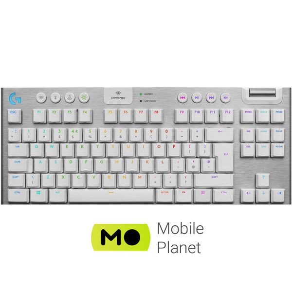 Клавиатура Logitech G915 TKL Lightspeed Wireless RGB Mechanical White (920-009664) (UA)
