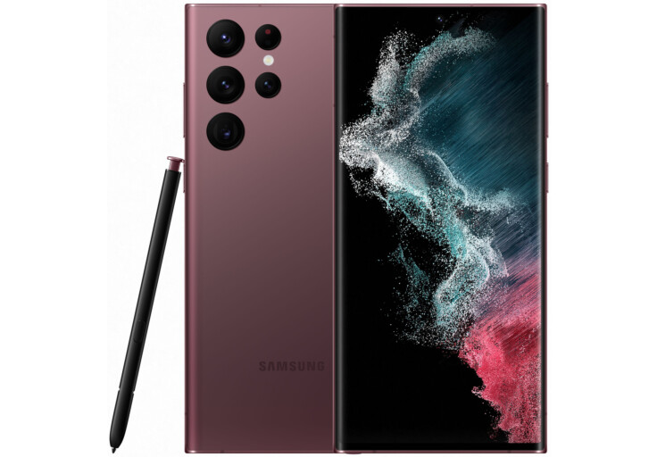 Мобільний телефон Samsung Galaxy S22 Ultra 12/256GB Dual Burgundy (SM-S908BDRG)