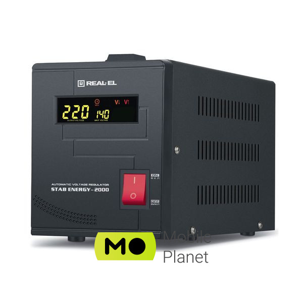 Стабилизатор напряжения REAL-EL STAB ENERGY-2000 (EL122400013) (UA)