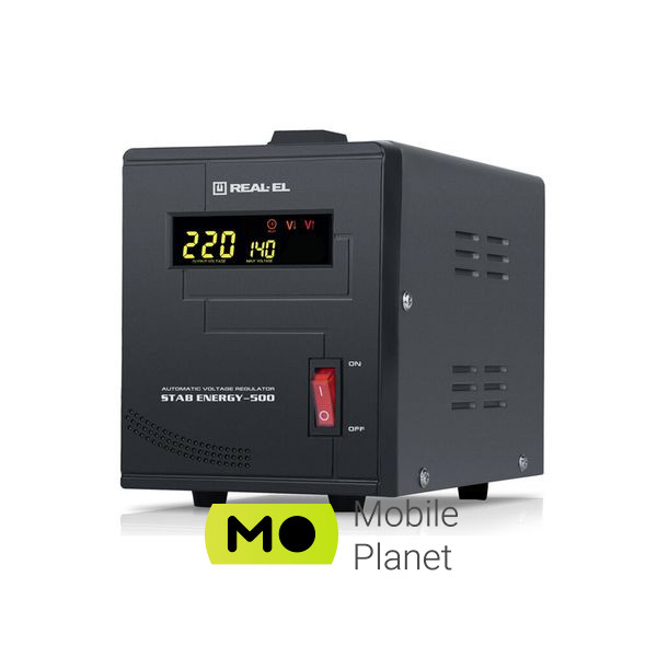 Стабилизатор напряжения REAL-EL STAB ENERGY-500 (EL122400011) (UA)