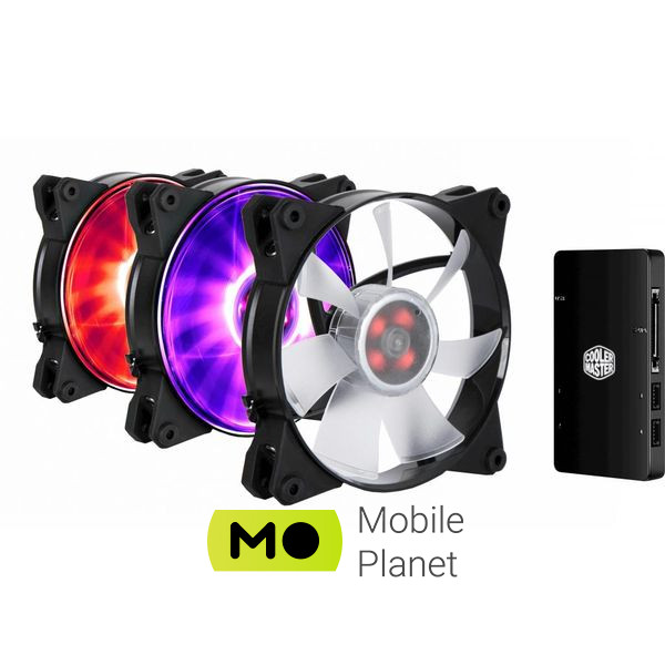Кулер для корпусу CoolerMaster MASTERFAN PRO 120 Air Flow RGB (MFY-F2DC-113PC-R1) (UA)