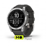 Garmin Fenix 7 Silver with Graphite Band (010-02540-00/01)
