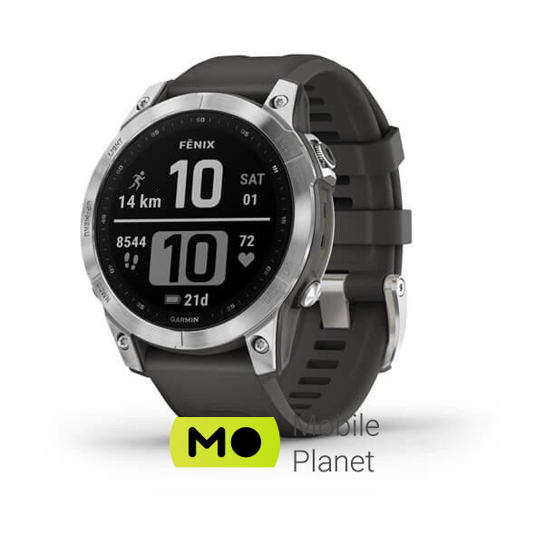 Garmin Fenix ​​7 Silver with Graphite Band (010-02540-00/01)