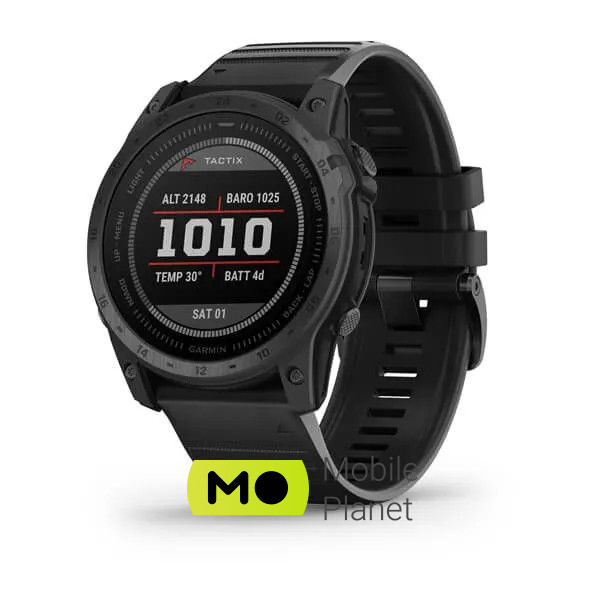 Garmin Tactix 7 – Standard Edition Premium Tactical GPS Watch with Silicone Band (010-02704-00/01)