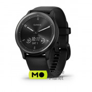 Garmin Vivomove Sport Black Case and S. Band w. Slate Accents (010-02566-00)