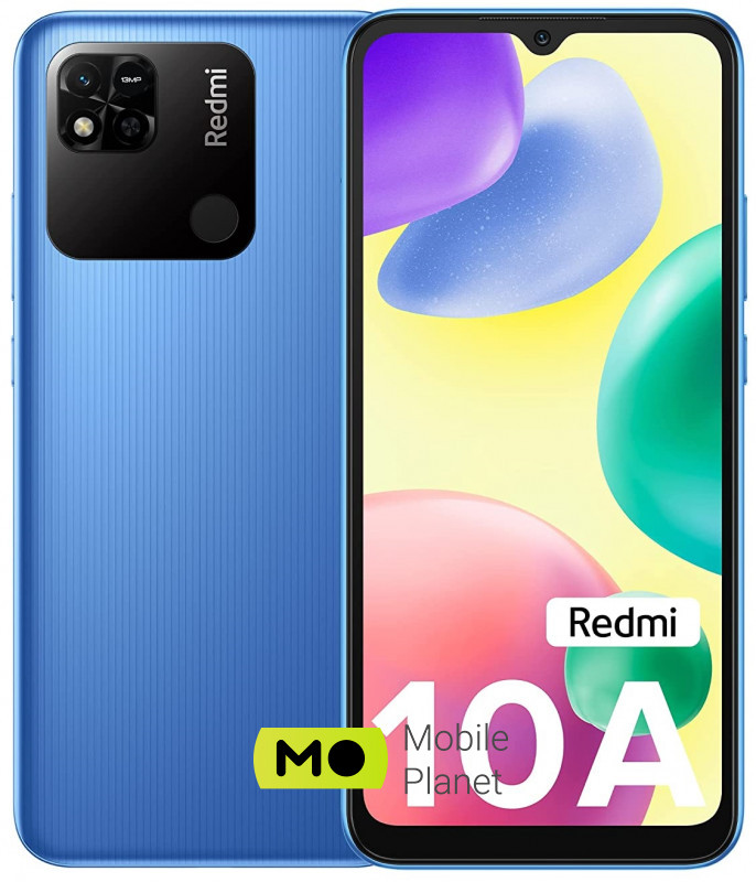 Телефон Xiaomi Redmi 10A 4/128Gb Blue Europe