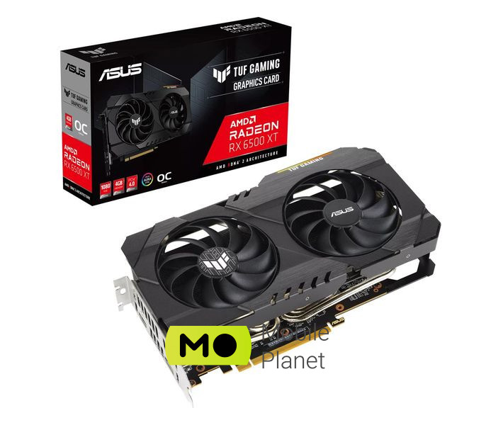 Купить ASUS Radeon RX 6500 XT TUF Gaming OC 4GB GDDR6 (TUF-RX6500XT-O4G ...
