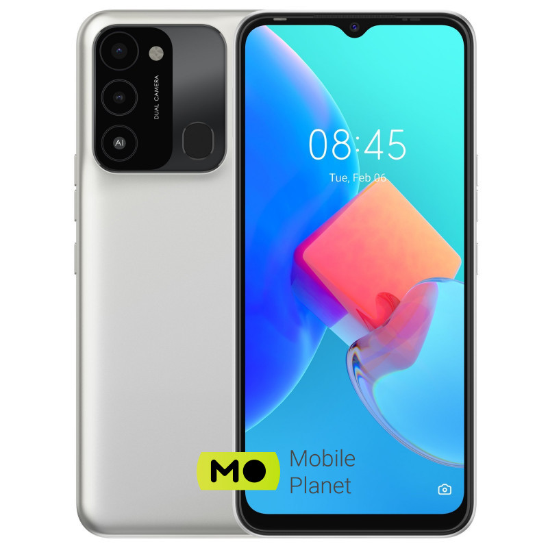 Мобильный телефон TECNO Spark 8C (KG5k) 4/64Gb 2SIM Diamond Grey