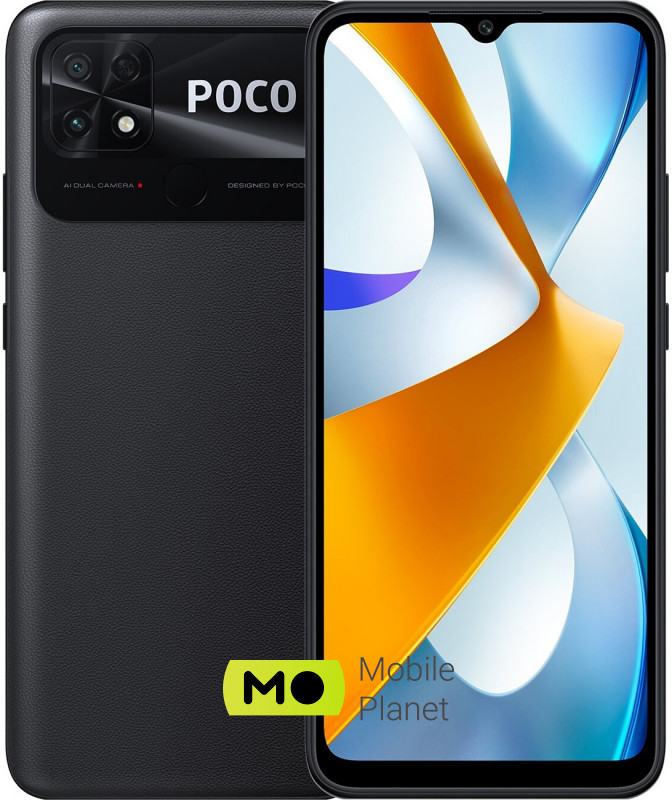 Мобільний телефон Xiaomi Poco C40 4/64GB Power Black (UA)