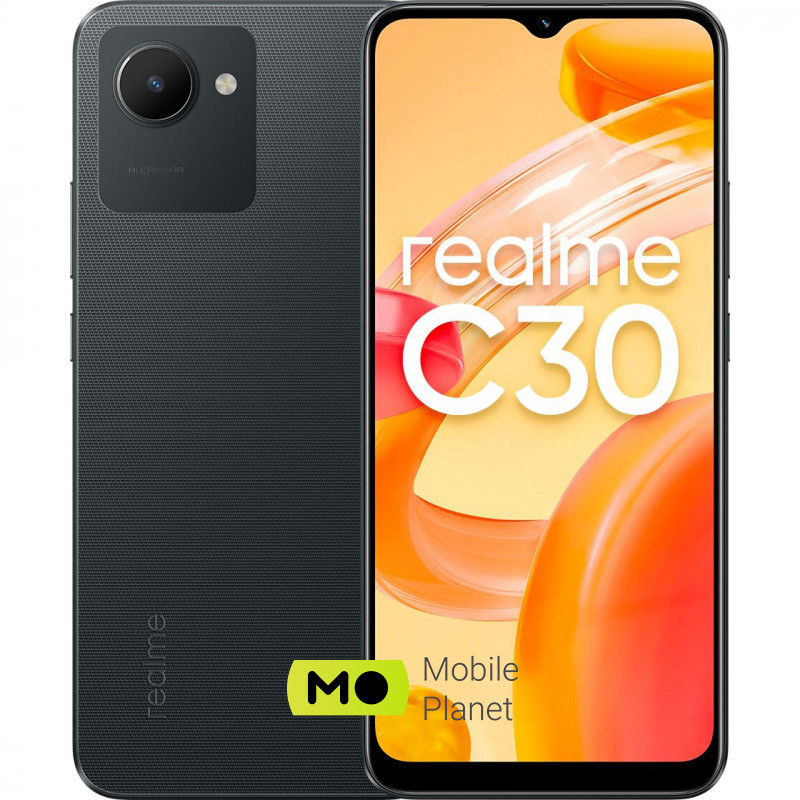 Мобільний телефон Realme C30 3/32GB Denim Black Europe