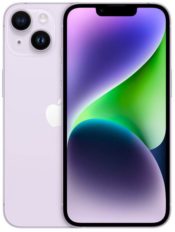 Смартфон Apple iPhone 14 128GB eSIM Purple (MPUX3)