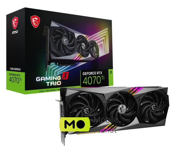 Відеокарта MSI GeForce RTX 4070 Ti GAMING X TRIO 12GB GDDR6X (RTX 4070 Ti GAMING X TRIO 12G) EU