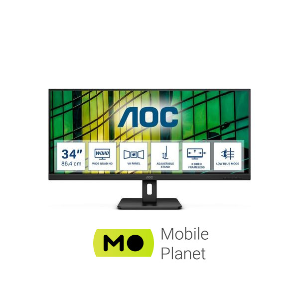 Монітор AOC U34E2M (UA)