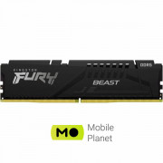 DDR5 16GB 5600 MHz Beast Black Kingston Fury (ex. HyperX) (KF556C40BB-16) (UA)