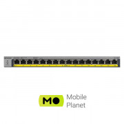 Комутатор мережевий Netgear GS116PP-100EUS (UA)