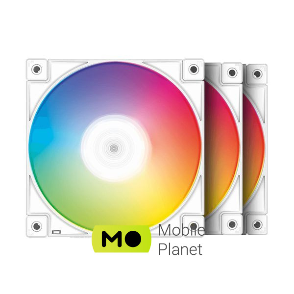 Кулер для корпусу Deepcool FC120 white 3 in 1 (UA)