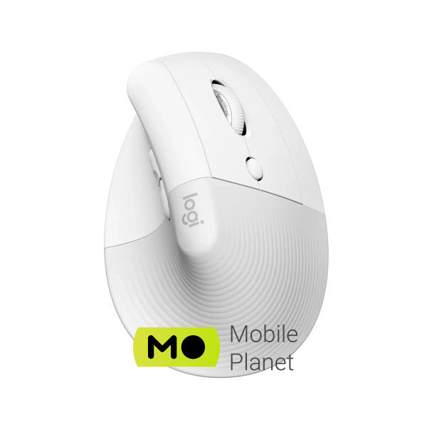 Мышь Logitech Lift Vertical Ergonomic Wireless/Bluetooth for Business Off-white (910-006496) (UA)